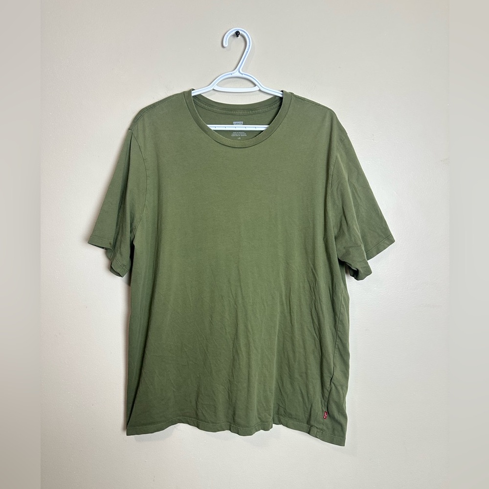Levi's Size L Classic Green Short Sleeve Tee